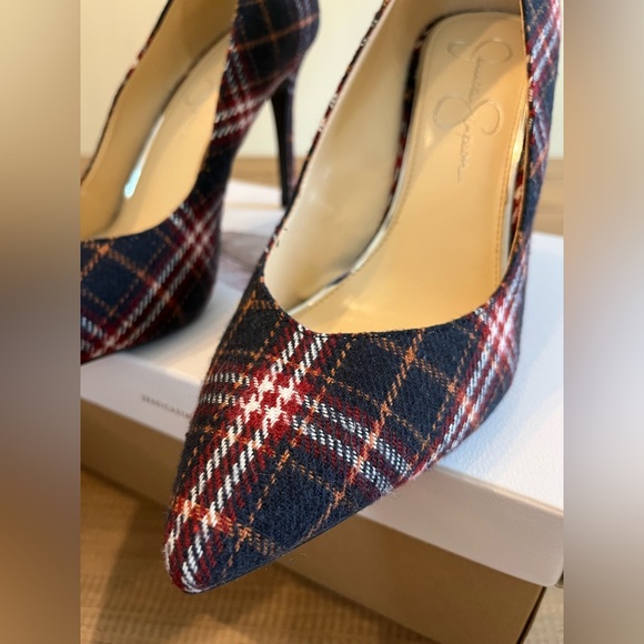 Jessica Simpson JP-Haneh black multi Maxwell plaid - Picture 2 of 4